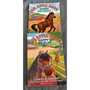 Big Apple Barn Book Set Happy Go Lucky‎ Happy's Big Plan Kids Chapter Books